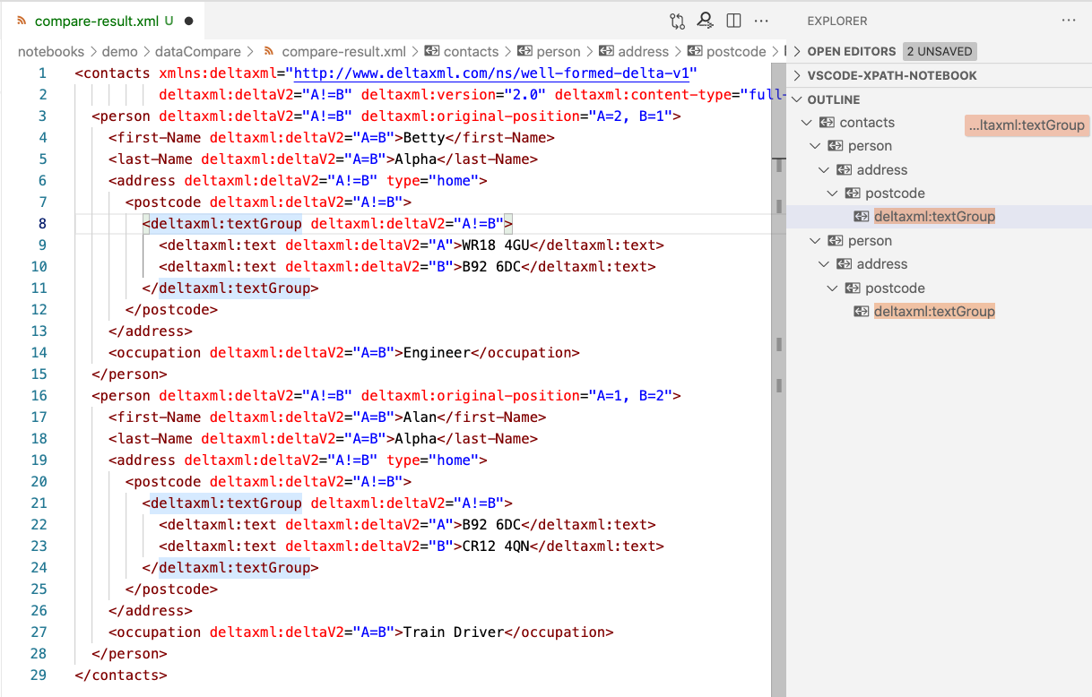 XPath Notebooks in Practice